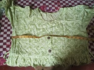 Light Green Printed Kurta
