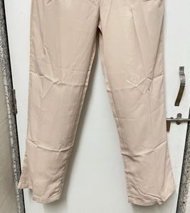 Chic Beige Wide-Leg Pants