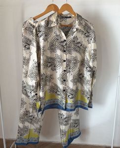 Stylish Paisley Print Pajama Set