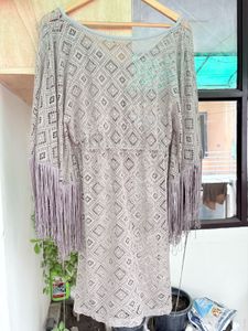 Crochet Tunic with Fringe