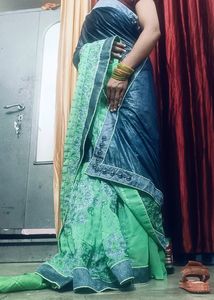 New Half And  saree