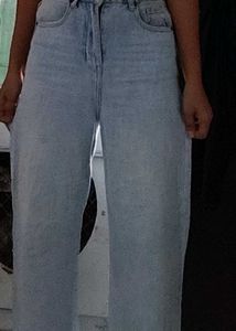 Light Wash Wide Leg Jeans