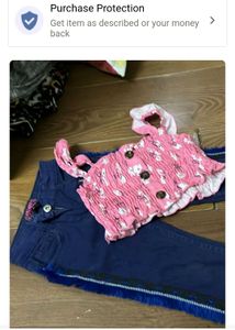 Girls' Top & Jeans Set