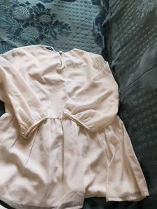 Embroidered White top