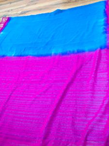 SALE!!Blue &amp; Pink Saree
