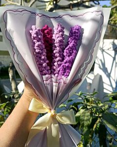 Crochet Lavender Bouquet