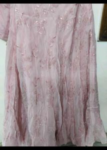 Pink Embroidered Lehenga Set
