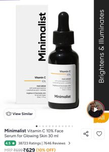 ⭐️Minimalist Vitamin C 10% Face Serum ⭐️
