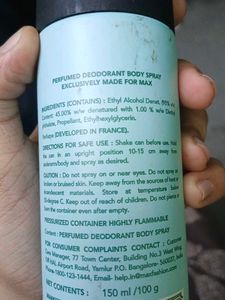 SUVI Azure Women Deodorant Body Spray