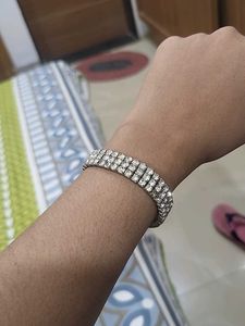 Sparkling Three-Row Bracelet