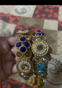 combo Kundan Bangles