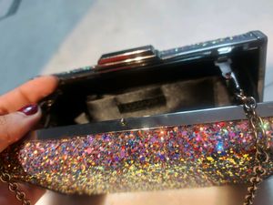 💎❤LOGUS Acrylic Metallic Clutch