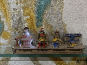 Char Dham Replica Showpiece