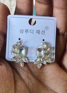 Sparkling Crystal Stud Earrings