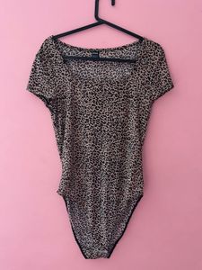 Leopard Print Bodysuit
