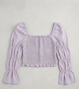 Lavender ruched top