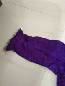 Embroidered Purple dress