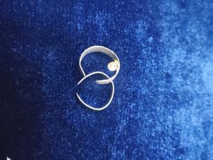 Silver Tone Ring Set 9.25 silve