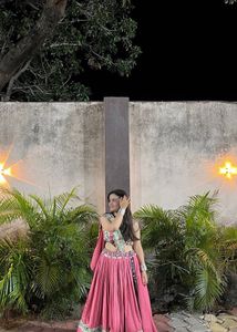 NAVRATRI SPECIAL🌺Pink Lehenga Choli Set