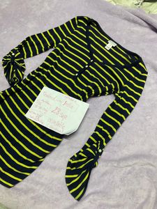 Striped Long Sleeve dress 32-34