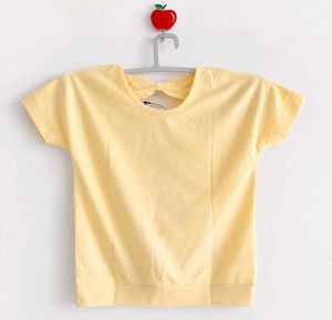 Cute Yellow Graphic T-Shirt for girls