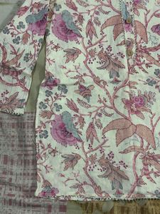 Beautiful Floral Print Kurta