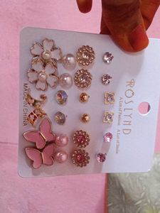 Set of 12 Cute Earrings