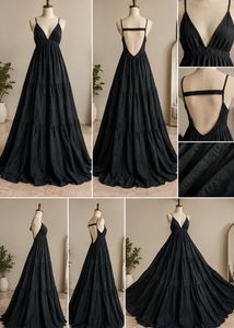 MANGO Black Tiered Maxi Dress