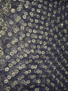 Embellished Navy Blue Net dress material….