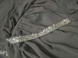 Elegant Lavender Grey Embroidered Sharara Set with