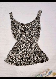 Chic Leopard Print Mini Dress