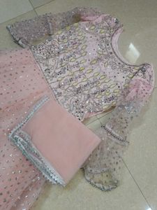 Baby Pink Long Gown