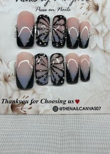 Butterfly Press-On Nails Set