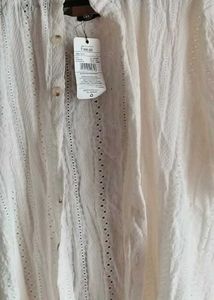 White Broderie Anglaise Shirt