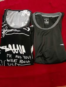 2 Pack Graphic Print T-Shirts