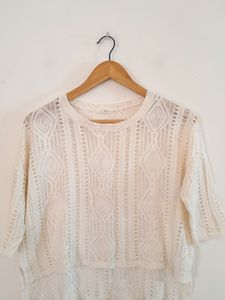 White Casual Top (Women's)