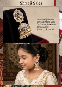 Stunning Jhumka Earrings with Pearls