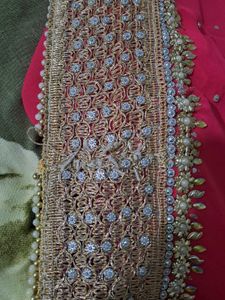 Vintage Pink Embroidered Saree 💕