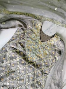 Frock Plazzo Dupatta Set , party wear, Festival