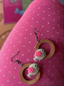 Cute Fish Hoop Earrings