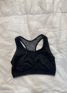 Comfortable Grey and black Sports Bra