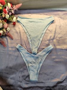 Set of 2 Light Blue Bikini Bottoms
