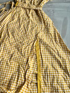 Yellow Gingham Sundress XS/S