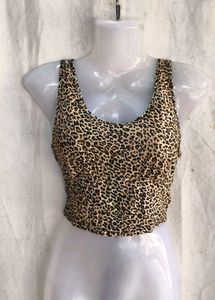 Leopard Print Crop Top