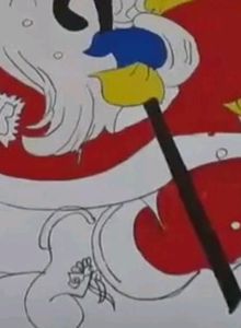 Hand made wall paper painting 1 pic