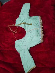 Stylish Mint Green Crop Top &amp; Skirt Set
