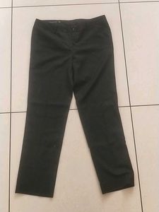 Allen Solly Black Cropped Pants