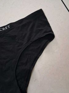L Victoria's Secret Black Briefs