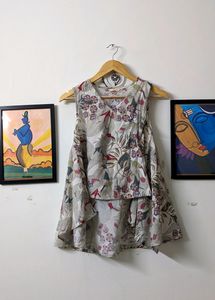 Trendy Print Branded Top For Women