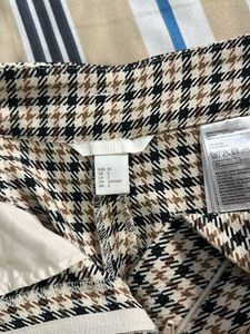 Chic Plaid Wide Leg culottes Pants